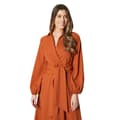 Miniatyrbillede 3 af 3: Principles Womens/Ladies Collared Wrap Midi Dress