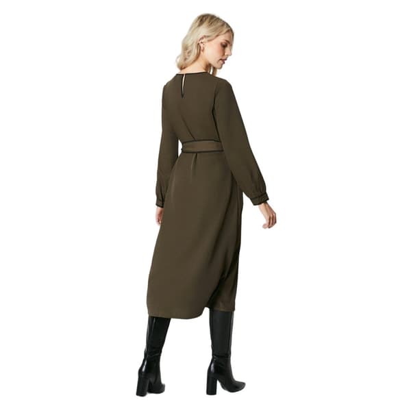 Principles Womens/Ladies Premium Belted Contrast Piping Midi Dress