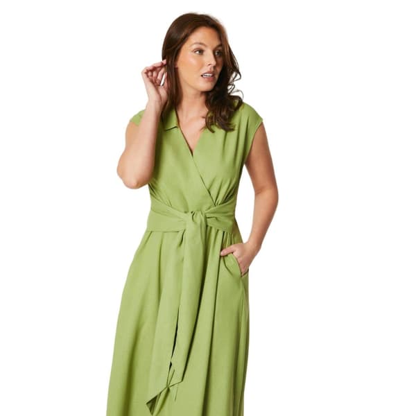 Principles Womens/Ladies Belted Linen Blend Midi Dress