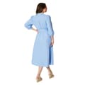 Miniatyrbillede 2 af 3: Principles Womens/Ladies Lace Yoke Belt Midi Dress