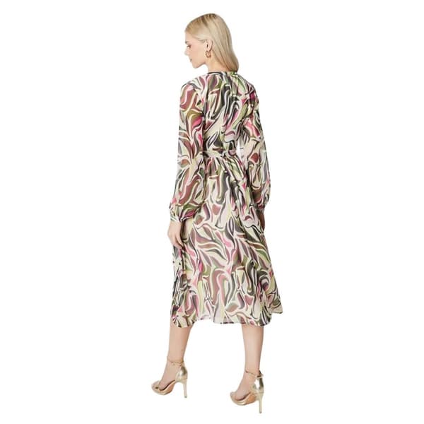 Principles Womens/Ladies Abstract Pleated Midi Dress