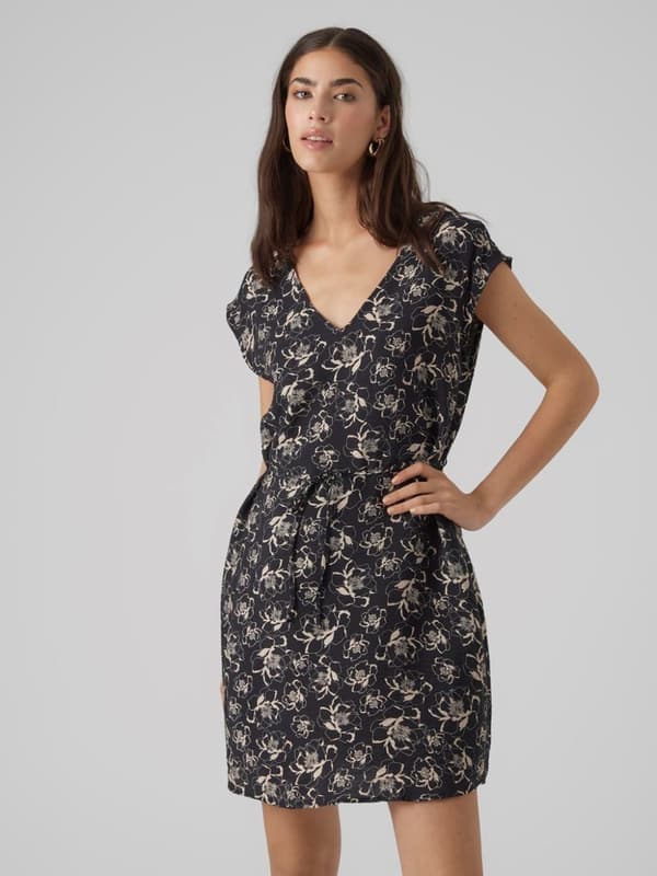 Vero Moda - vmIris SL V-neck Short Dress