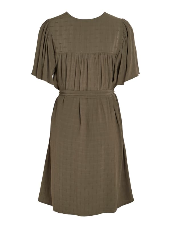 Vila - Viyarina V-neck SS Short Dress