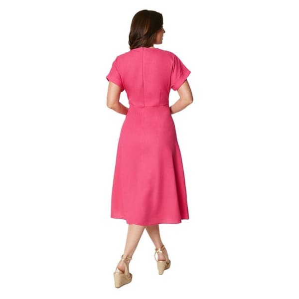 Principles Womens/Ladies Linen Blend Pleated Midi Dress