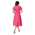 Miniatyrbillede 2 af 3: Principles Womens/Ladies Linen Blend Pleated Midi Dress