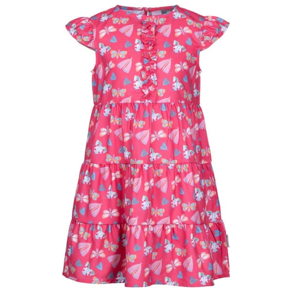 Trespass Subtle Butterflies - Casual klänning för flickor Strawberry 7-8 Years