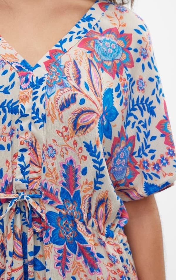 Vero Moda - vmMenny SS 7/8 Kaftan Hayda Print
