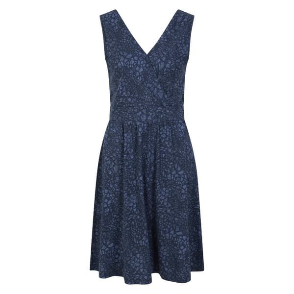 Mountain Warehouse Newquay - Ärmlös klänning med giraffmönster för damer/damer Navy 18 UK