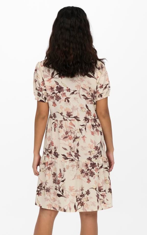 Only - onlNova Lux SS Thea Dress Elly Bloom Print
