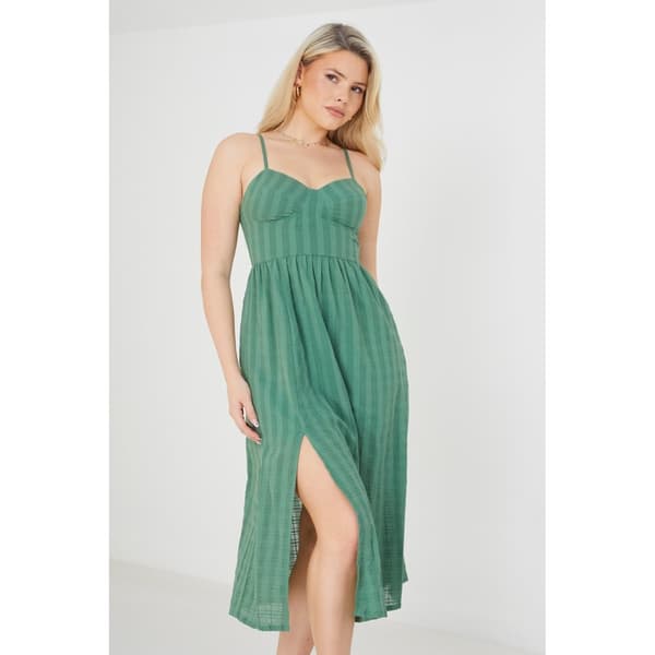 Brave Soul Womens/Ladies Selena Dobby Midi Dress