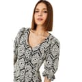 Miniatyrbilde 4 av 5: Dorothy Perkins Womens/Ladies Broderie Button Through Midi Dress