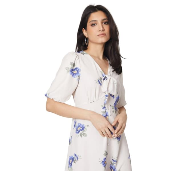 Dorothy Perkins Kvinder/damer med blomstret frontbånd foran midikjole