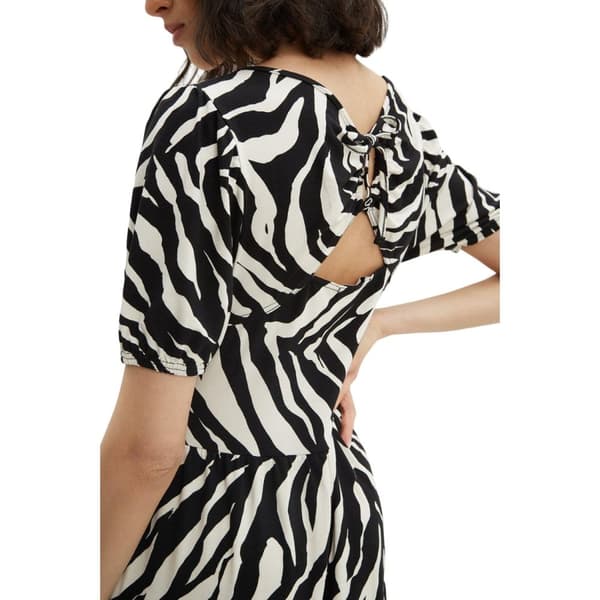 Dorothy Perkins Womens/Ladies Zebra Print Tie Back Petite Relaxed Midi Dress