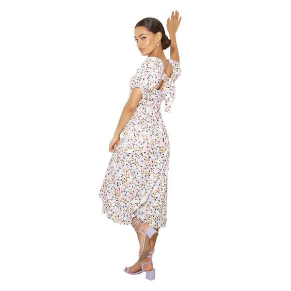 Dorothy Perkins Womens/Ladies Floral Sweetheart Petite Puffed Midi Dress