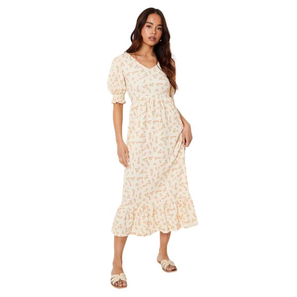 Dorothy Perkins Womens/Ladies Ditsy Print Tiered Petite Midi Dress