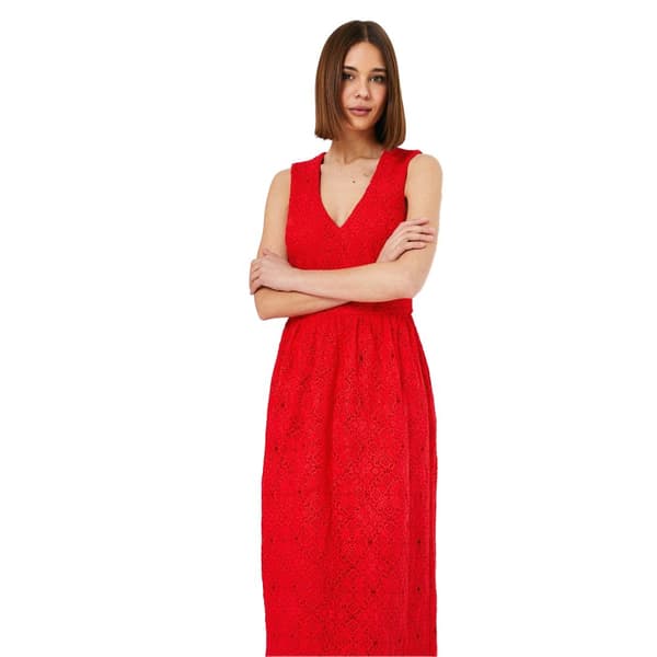 Dorothy Perkins Dam/Ladies Spets V-hals ärmlös midiklänning