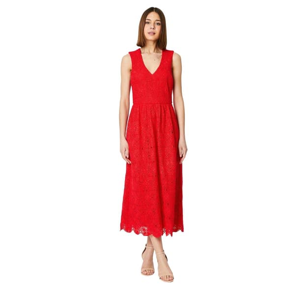 Dorothy Perkins Dam/Ladies Spets V-hals ärmlös midiklänning