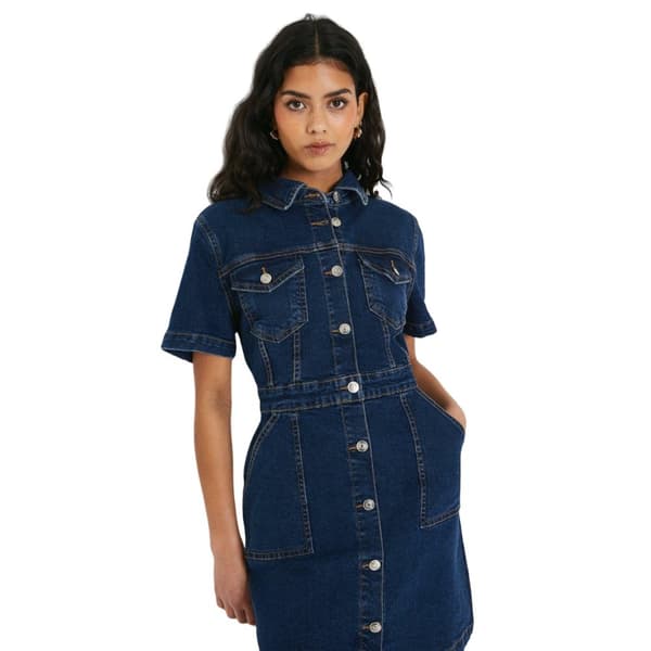 Dorothy Perkins Womens/Ladies Denim Petite Mini Dress