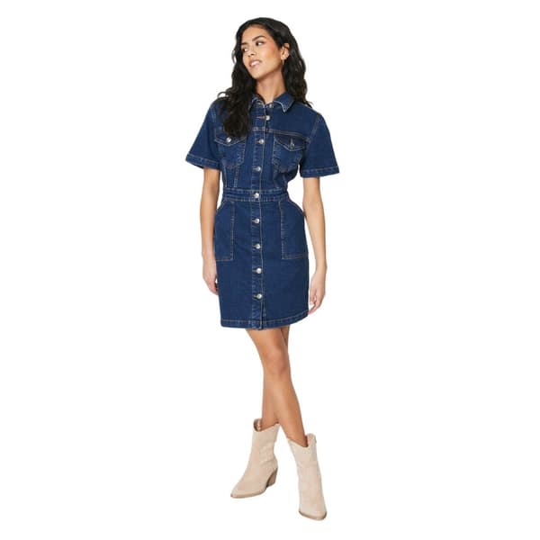 Dorothy Perkins Womens/Ladies Denim Petite Mini Dress
