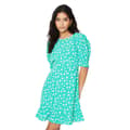 Miniatyrbild 3 av 4: Dorothy Perkins Kvinnor/Damer Floral Frill Hem Petite Mini Dress