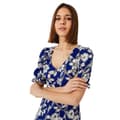 Miniatyrbillede 4 af 5: Dorothy Perkins Kvinder/damer med blomstret V-hals Midi-kjole