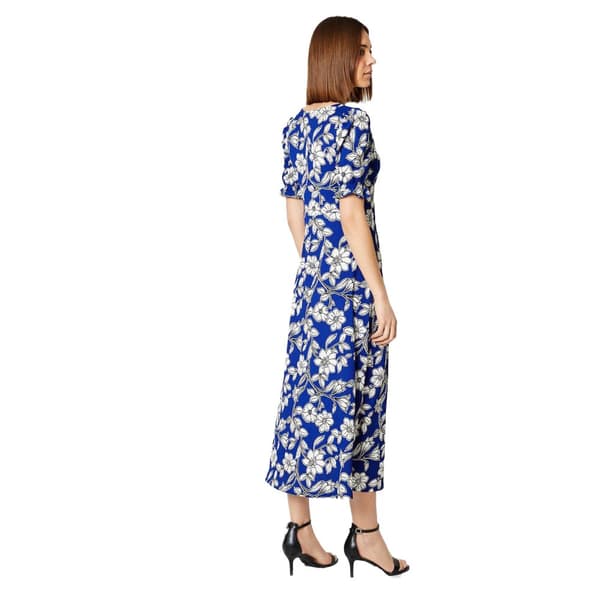 Dorothy Perkins Kvinder/damer med blomstret V-hals Midi-kjole
