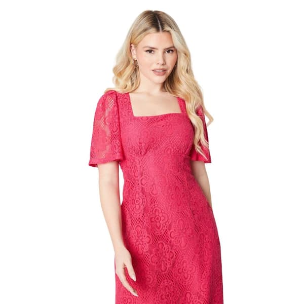 Dorothy Perkins Womens/Ladies Lace Detail Square Neck Midi Dress