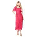 Miniatyrbillede 1 af 3: Dorothy Perkins Womens/Ladies Lace Detail Square Neck Midi Dress