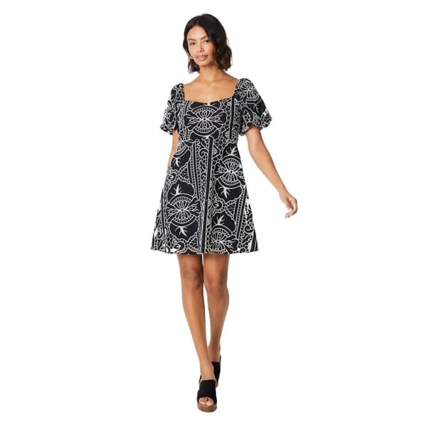 Dorothy Perkins Womens/Ladies Cutwork Puff Sleeve Mini Dress