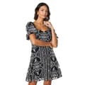 Miniatyrbillede 1 af 3: Dorothy Perkins Womens/Ladies Cutwork Puff Sleeve Mini Dress