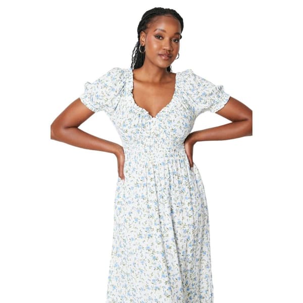 Dorothy Perkins Womens/Ladies Ditsy Print Shirred Waist Midi Dress