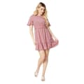 Pikkukuva 4 / 4: Dorothy Perkins Womens/Ladies Ditsy Print Shirred Waist Angel Sleeve Mini Dress