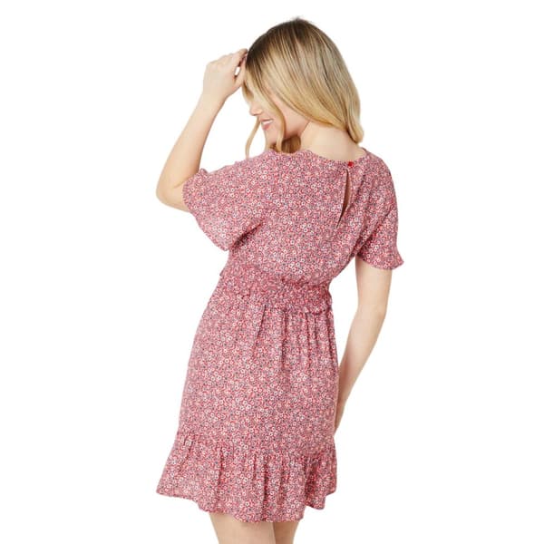 Dorothy Perkins Womens/Ladies Ditsy Print Shirred Waist Angel Sleeve Mini Dress