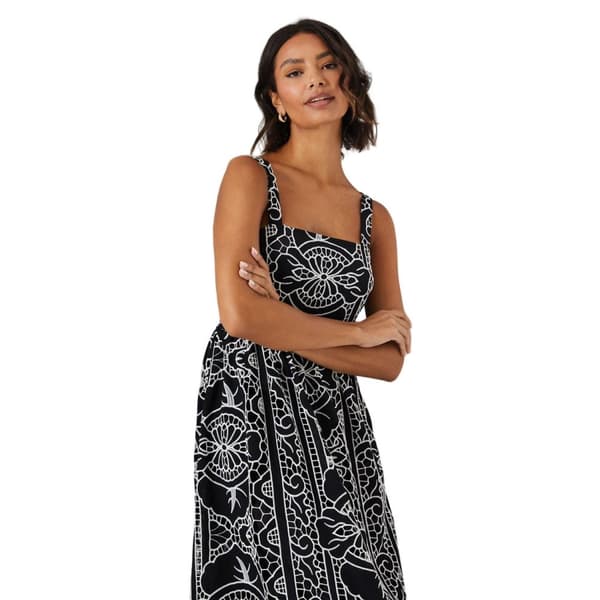 Dorothy Perkins Womens/Ladies Cutwork Square Neck Midi Dress