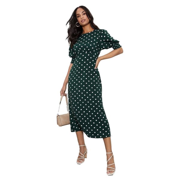 Dorothy Perkins Dame/Damer plettet flækket flettet manchetkjole