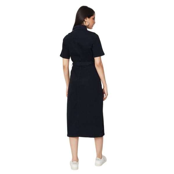Dorothy Perkins Womens/Ladies Denim Short-Sleeved Midi Dress