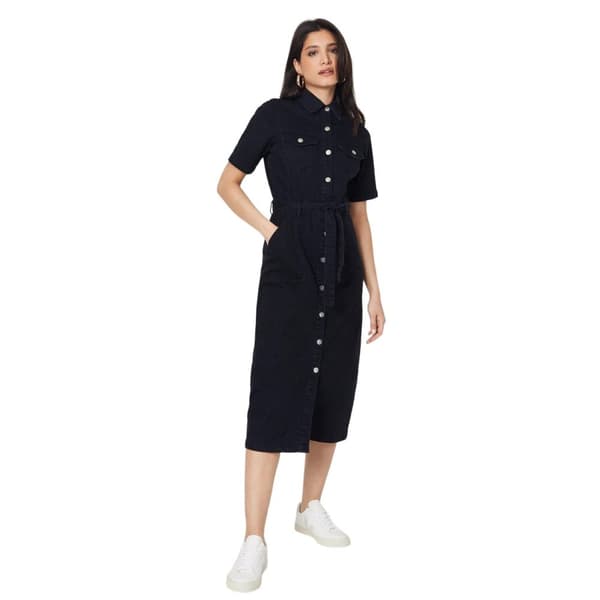 Dorothy Perkins Womens/Ladies Denim Short-Sleeved Midi Dress
