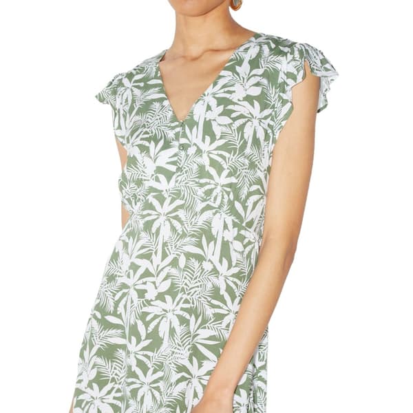 Dorothy Perkins Womens/Ladies Safari Button Detail Petite Ruffle Midi Dress