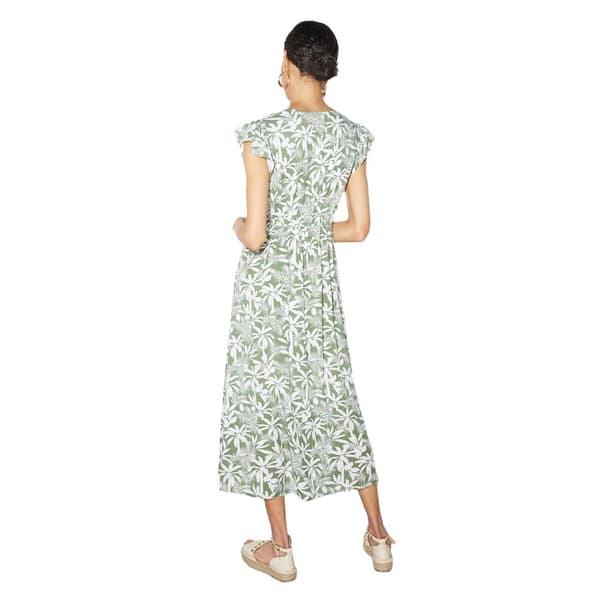 Dorothy Perkins Womens/Ladies Safari Button Detail Petite Ruffle Midi Dress