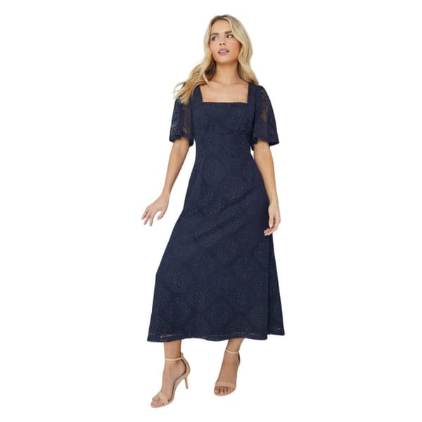 Dorothy Perkins Womens/Ladies Lace Square Neck Petite Midi Dress