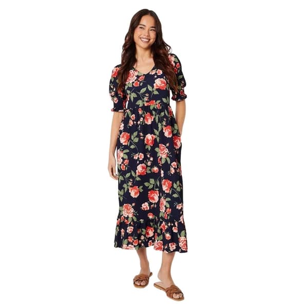 Dorothy Perkins Womens/Ladies Floral Tiered Petite Midi Dress