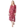 Miniatyrbillede 1 af 3: Principles Womens/Ladies Belted Devoré Wrap Maxi Dress