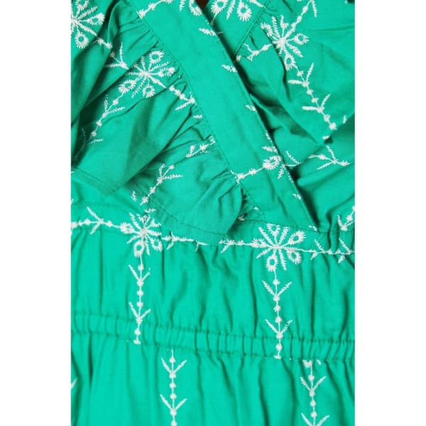 Dorothy Perkins Womens/Ladies Embroidered Frill Puff Sleeve Midi Dress
