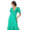Miniatyrbillede 3 af 4: Dorothy Perkins Womens/Ladies Embroidered Frill Puff Sleeve Midi Dress
