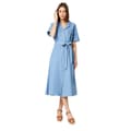 Pikkukuva 1 / 2: Dorothy Perkins Womens/Ladies Denim Button Through Midi Dress