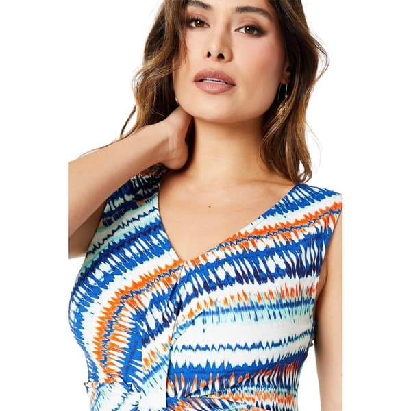 Debenhams Womens/Ladies Abstract Jersey Twisted Knot Front Dress