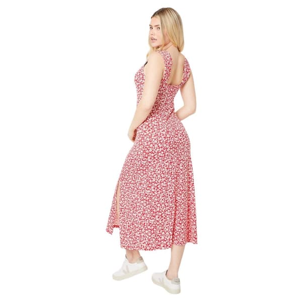 Dorothy Perkins Womens/Ladies Ditsy Print Front Tie Midi Dress