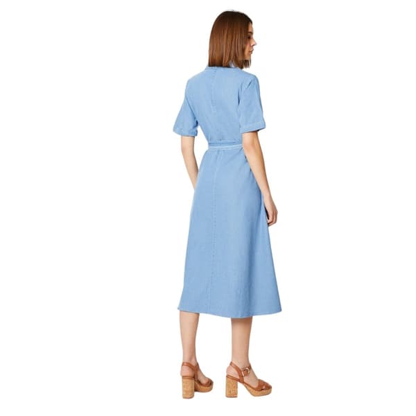 Dorothy Perkins Womens/Ladies Denim Button Through Midi Dress