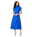 Miniatyrbillede 1 af 4: Principles Womens/Ladies Occasion Ruched Side Fitted And Flared Midi Dress
