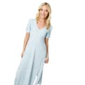 Miniatyrbillede 3 af 3: Dorothy Perkins Womens/Ladies Abstract V Neck Short-Sleeved Midi Dress